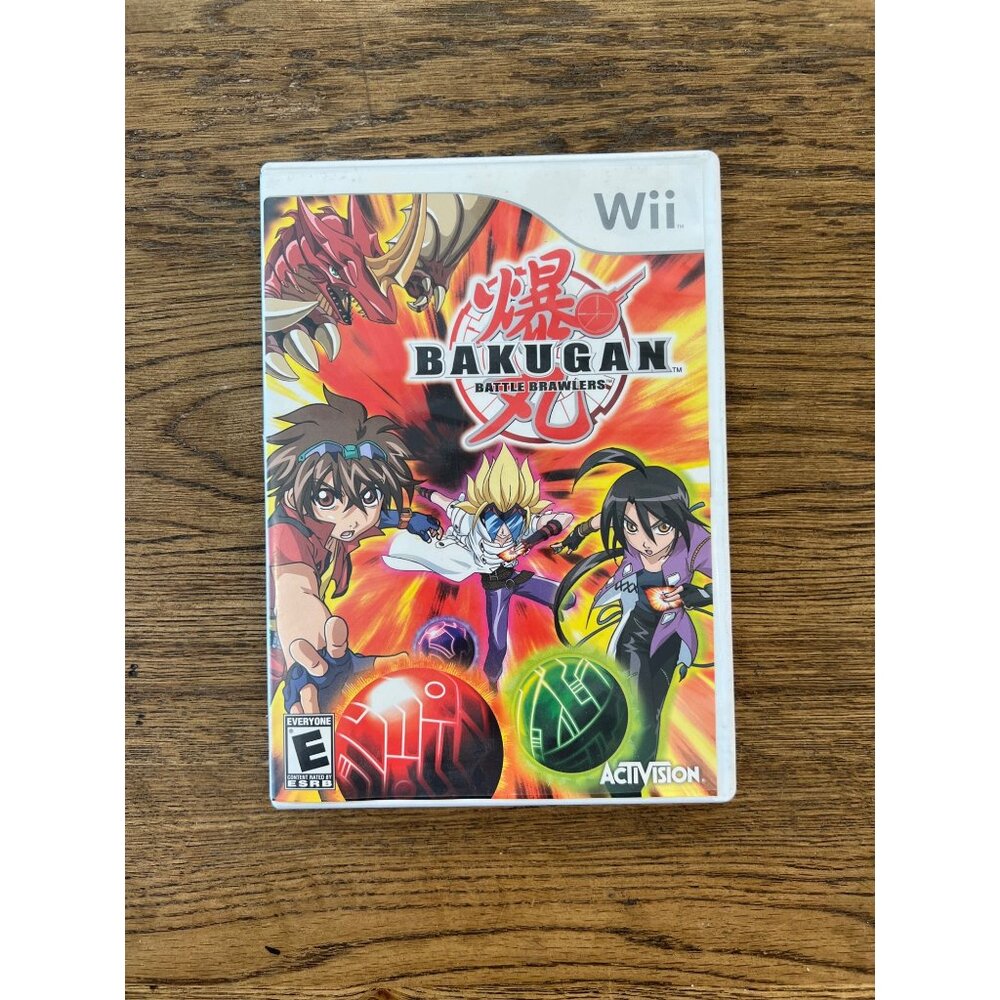 Bakugan Battle Brawlers Wii Game Complete With Case & Manual By Activision